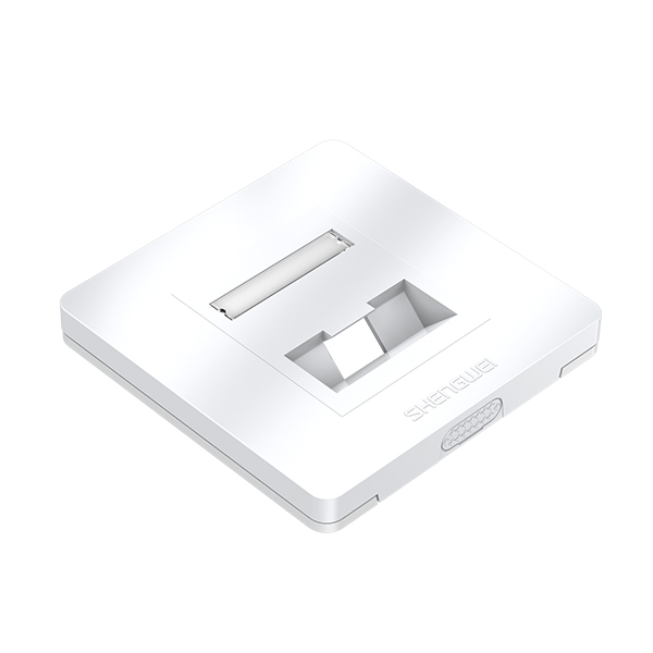 86 type LC fiber wall plate with inclined design